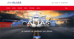 Desktop Screenshot of alias-logistique.com