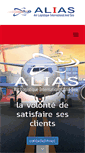 Mobile Screenshot of alias-logistique.com
